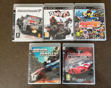 5 leuke Playstation 3 race games, 1 speler, Racen en Vliegen, Ophalen of Verzenden, Zo goed als nieuw