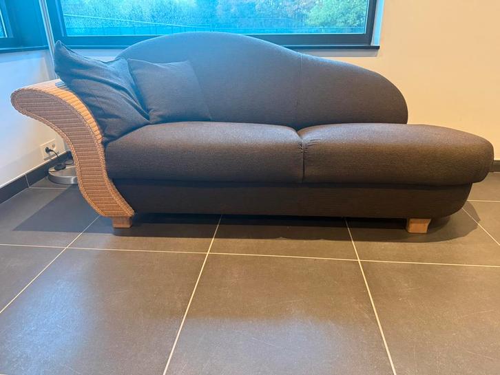 Longchair, Huis en Inrichting, Zetels | Zetels en Chaises Longues, Zo goed als nieuw, Stof, Ophalen