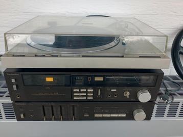 Pioneer pickup met Technics versterker en tapedeck beschikbaar voor biedingen