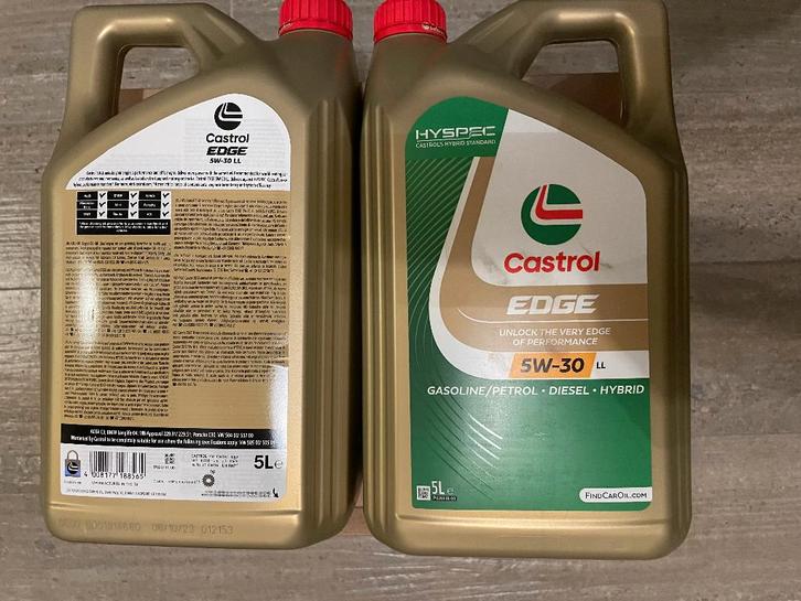 PROMO Castrol EDGE 5W30 LL 5W30 synthetische motorolie, Auto diversen, Onderhoudsmiddelen, Ophalen of Verzenden