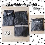 Ensemble de pluie-mixte-noir-T.S, Caravanes & Camping, Vêtements de pluie, Comme neuf, Combinaison de pluie, Heren