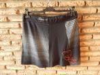 --(25) -jupe femme t.42 noire - desigual -, Kleding | Dames, Rokken, Ophalen, Zwart, Maat 42/44 (L), Zo goed als nieuw