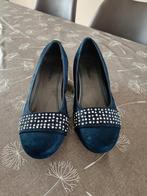 Damesschoenen merk sprox met hakje, Comme neuf, Bleu, Chaussures basses, Enlèvement