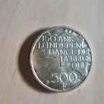 Pièce 500 francs argent Belgique., Timbres & Monnaies, Monnaies | Belgique, Enlèvement ou Envoi, Argent, Argent