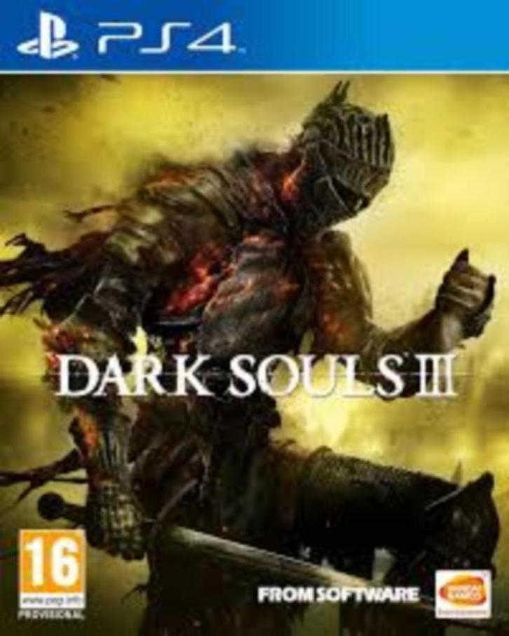 Dark Souls 3 (PS4)., Games en Spelcomputers, Games | Sony PlayStation 4, Gebruikt, Role Playing Game (Rpg), 1 speler, Vanaf 16 jaar