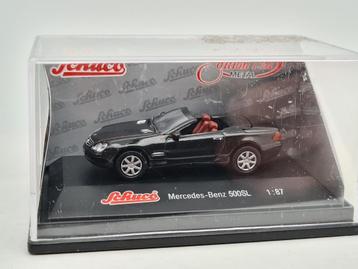 Mercedes Benz 500 SL cabriolet - Schuco 1/87 beschikbaar voor biedingen