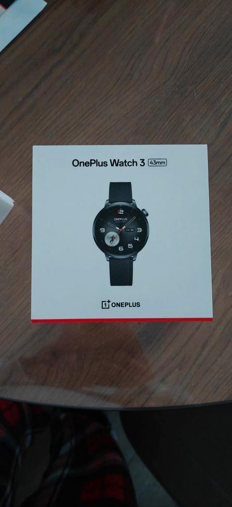Oneplus watch 3 nieuw !, Handtassen en Accessoires, Smartwatches, Nieuw, Android, Zwart, Afstand, Calorieverbanding, Conditie