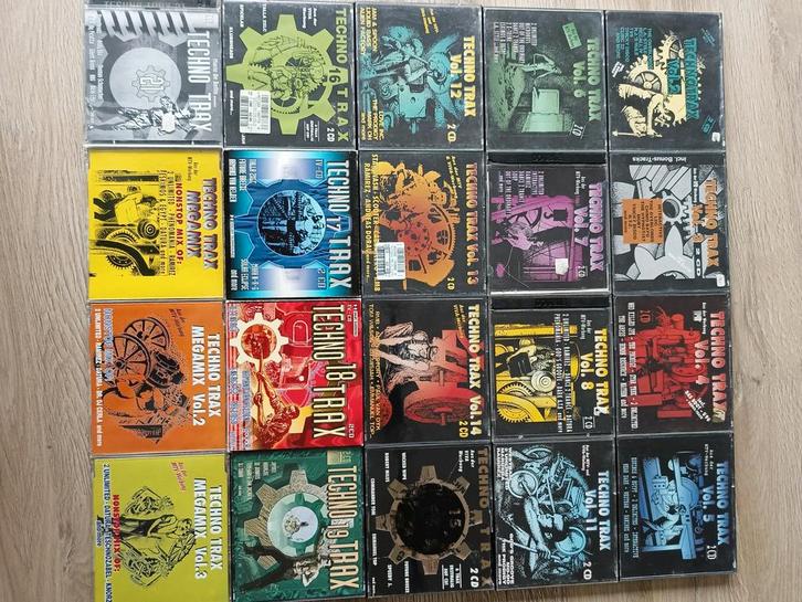 Techno trax lot cd's, Cd's en Dvd's, Cd's | Verzamelalbums, Ophalen of Verzenden