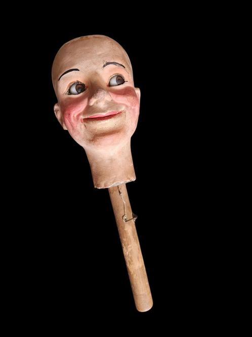 Buikspreekpop kop Insull, Antiek en Kunst, Curiosa en Brocante, Ophalen of Verzenden