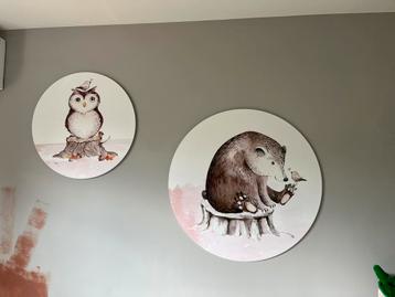 Wandcirkels 3x [Meneer Vogel] beschikbaar voor biedingen