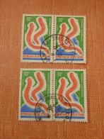 4 postzegels van Ivoorkust uit 1971, Ophalen of Verzenden, Gestempeld