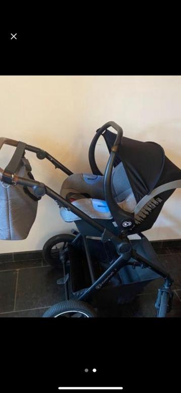 Poussette Kinderkraft, Autres marques, Poussette combi, Comme neuf, Avec siège auto