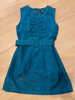 Zijden feestjurk, Mango, maat M, Kleding | Dames, Jurken, Maat 38/40 (M), Blauw, Ophalen of Verzenden, Zo goed als nieuw