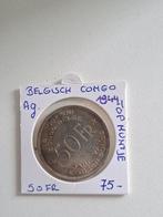 Belgisch congo 50 fr 1944 AG TOPMUNTJE!!, Ophalen of Verzenden