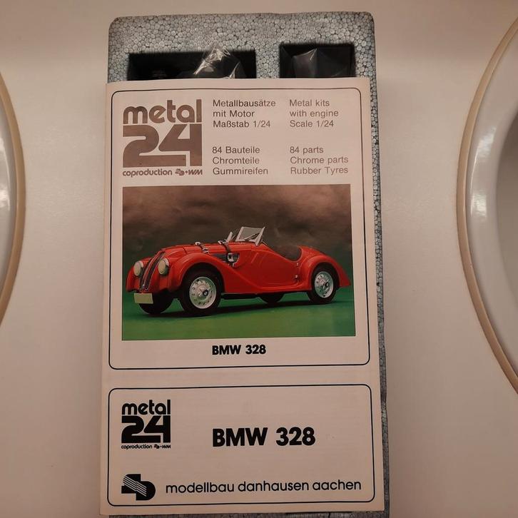 BMW 328 KIT EN MÉTAL BLANC DANNHAUSEN 1/24 *NEUF* très rare, Hobby & Loisirs créatifs, Modélisme | Voitures & Véhicules, Neuf