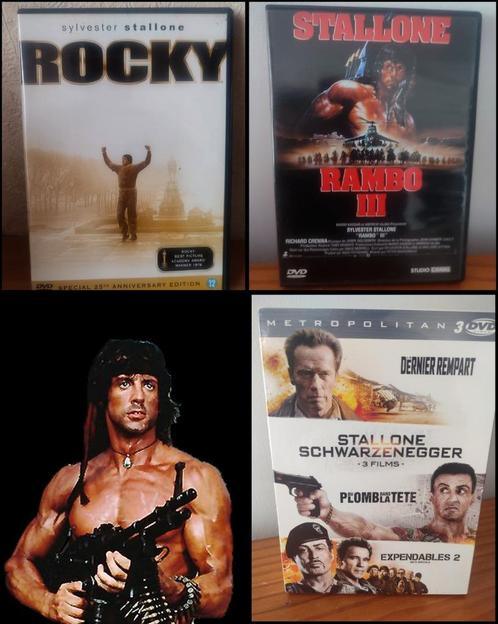 SYLVESTER STALLONE - Films en VRAC 🎥 vhs ▬ dvd ▬ blu-ray, Cd's en Dvd's, Dvd's | Actie, Gebruikt, Actie, Ophalen of Verzenden