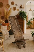 Siège africain sculpté main– pièce authentique et décorative, Minder dan 50 cm, Minder dan 75 cm, Traditioneel Afrikaans, Ophalen of Verzenden