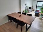 Tafel Otto Piero 230x100cm + 6 stoelen, 200 cm of meer, 50 tot 100 cm, Nieuw, Rechthoekig