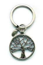 Sleutelhanger levensboom, verzilverd, met mooie details, Enlèvement ou Envoi, Neuf
