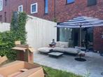 Fatboy Paletti Lounge (Sahara) + Kussens + Bijzettafel, Tuin en Terras, Ophalen, Zo goed als nieuw, Bank, Loungeset