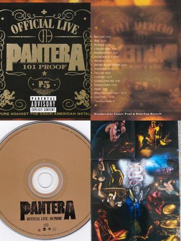CD Pantera Official live 101 proof  beschikbaar voor biedingen