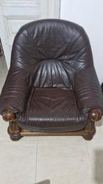 Ensemble 2 fauteuils une place + fauteuil 2 places, Enlèvement, Utilisé, Cuir