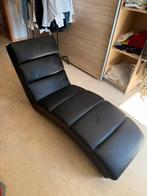 Ligzetel leder, Huis en Inrichting, Ophalen, Gebruikt, Eenpersoons, Minder dan 75 cm