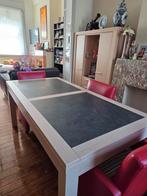 Table à manger avec 4 chaises, meuble TV et table basse, Enlèvement