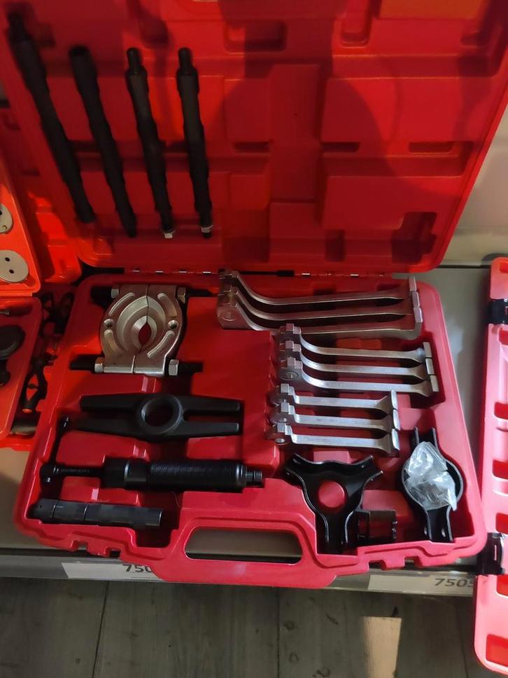 UltraToolz 25-delig hydraulische pullytrekkerset lagertrekke, Doe-het-zelf en Bouw, Gereedschap | Handgereedschap, Ophalen of Verzenden