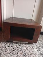 TABLE SALON DE QUALITE EN BOIS MASIF MARQUE H ET H, Cerisier, Carré, Enlèvement, Utilisé