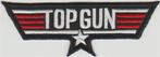 Top Gun stoffen opstrijk patch embleem, Collections, Vêtements & Patrons, Envoi, Neuf