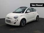 Fiat 500e C Icon 42 kWh, Auto's, Fiat, 4 zetels, Stof, Cabriolet, Wit