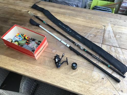 Forel hengels,molen,klein matriaal.Colmic.Spro.Mitchell, Watersport en Boten, Hengelsport | Algemeen, Zo goed als nieuw, Complete hengel