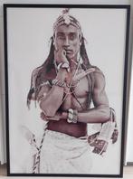 Wall art op aluminium dibond Masaai 80x114, Ophalen