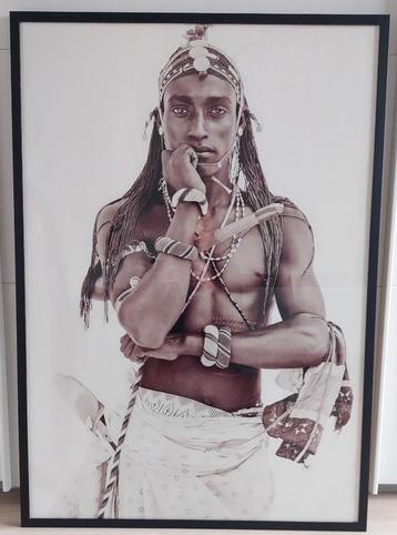 Wall art op aluminium dibond Masaai 80x114 beschikbaar voor biedingen
