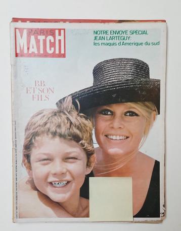 4 x Paris Match - tijdschriften o.a Birgit Bardot  beschikbaar voor biedingen