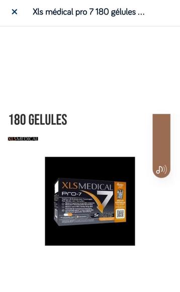 Xls médical  pro 7 boîtes neuves scellés  beschikbaar voor biedingen