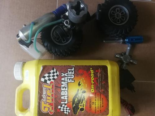 Moteur thermique 1/8è - 1/10è avec 5L de carburant., Hobby en Vrije tijd, Modelbouw | Radiografisch | Overige, Ophalen