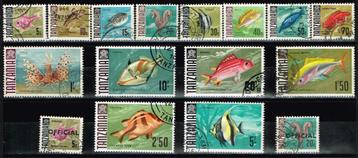 Postzegels uit Tanzania - K 3814 - vissen