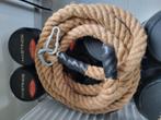 Fitnesstouw/ Klimtouw met karabijnhaak- 4 meter, Sport en Fitness, Ophalen, Nieuw, Benen, Battle rope