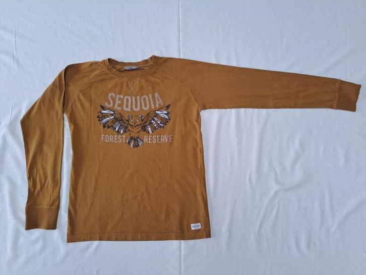 JBC donkerokergele longsleeve sequoia maat 158/164, Kinderen en Baby's, Kinderkleding | Maat 158, Gebruikt, Jongen, Shirt of Longsleeve