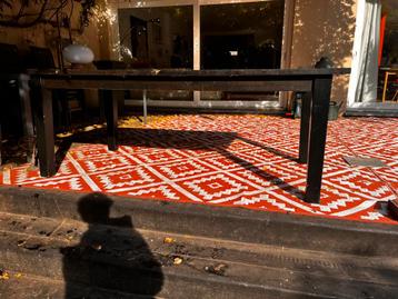  Uitschuifbare houten eettafel – 2m x 1m – stevig & ruim beschikbaar voor biedingen