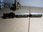 MARKLIN HO stoomlocomotief 3000 + 2 wagens, Verzenden, Gebruikt, Locomotief