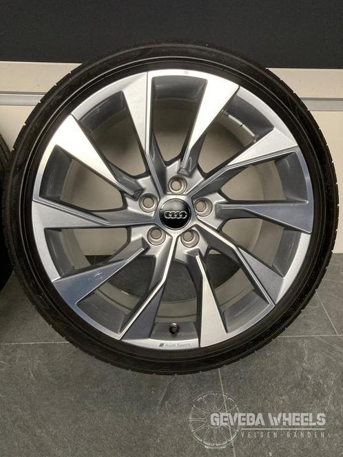 19” originele Audi A4 B8 B9 velgen + banden 5x112 8W0 601 02, Auto-onderdelen, Banden en Velgen, Banden en Velgen, Zomerbanden