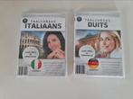 Dvd Taalcursus : duits  / Italiaans, Ophalen of Verzenden, Zo goed als nieuw