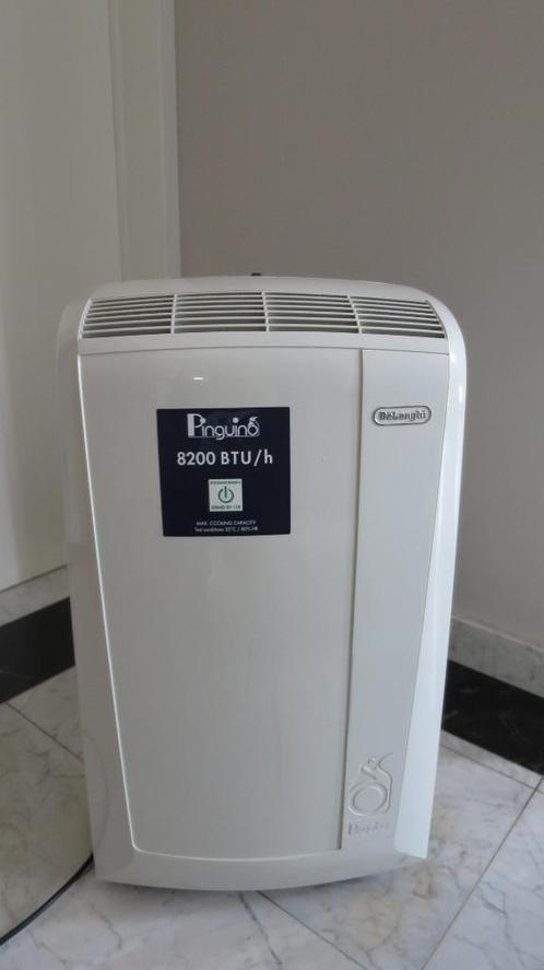 mobiel airco toestel DeLonghi met afvoer - Nieuwstaat, Elektronische apparatuur, Airco's, Zo goed als nieuw, Mobiele airco, 60 tot 100 m³