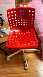 Chaise bureau rouge, Enlèvement, Utilisé, Rouge, Chaise de bureau
