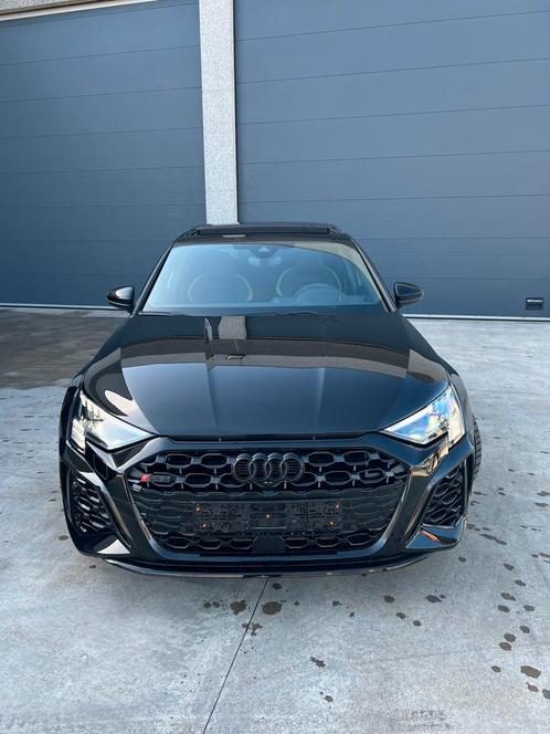 AUDI RS3 2023 / PANO / HEAD-UP / RS DESIGN PACK GROEN, Auto's, Audi, Bedrijf, RS3, 360° camera, 4x4, ABS, Achteruitrijcamera, Adaptieve lichten