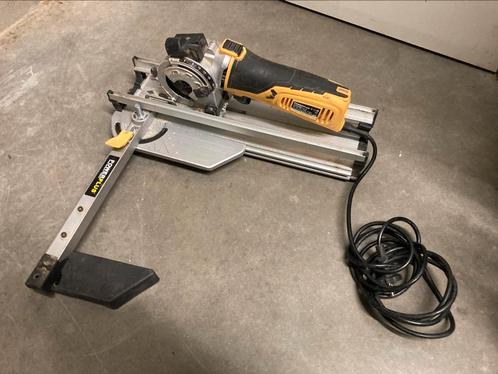 Powerplus x1365mb met zaaggeleider., Doe-het-zelf en Bouw, Gereedschap | Zaagmachines, Gebruikt, Cirkelzaag, Ophalen