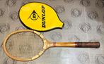 Vintage Dunlop Maxply houten tennisracket, Sport en Fitness, Tennis, Ophalen of Verzenden, Zo goed als nieuw, Racket, Dunlop